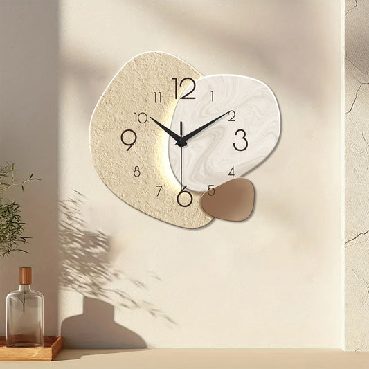 Modern Silent Quartz Wall Clock For Bedroom Decor