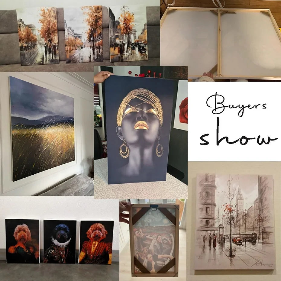 Modern Wooden Canvas Frames For Photos Paintings Artwork