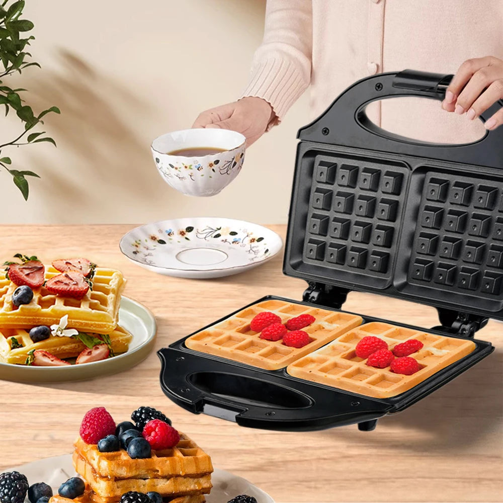 Professional Electric Non Stick Waffle Maker Breakfast Appliance