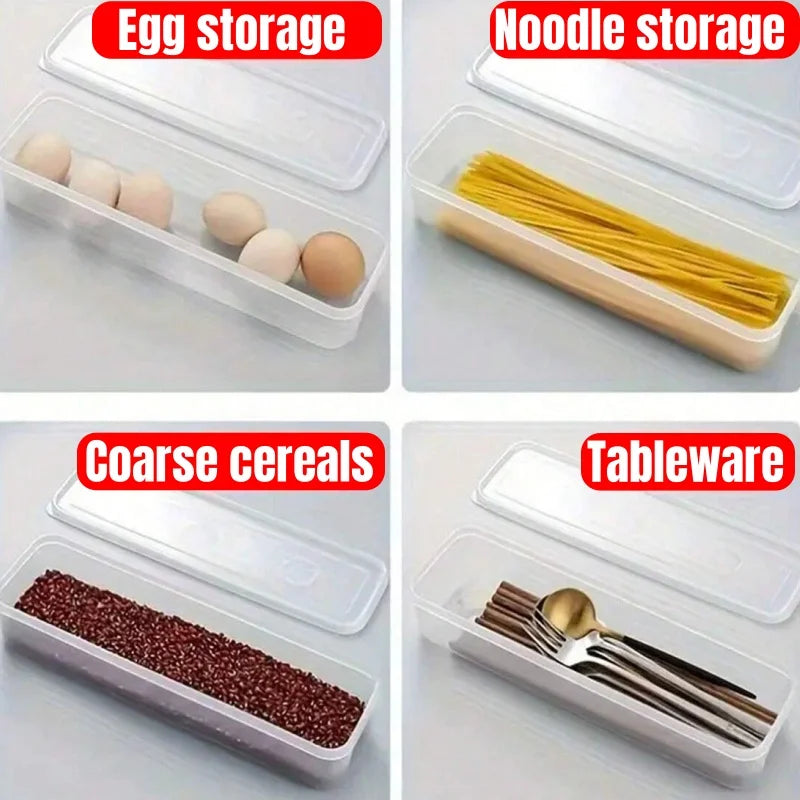 Refrigerator Storage Boxes With Lids For Fresh Food