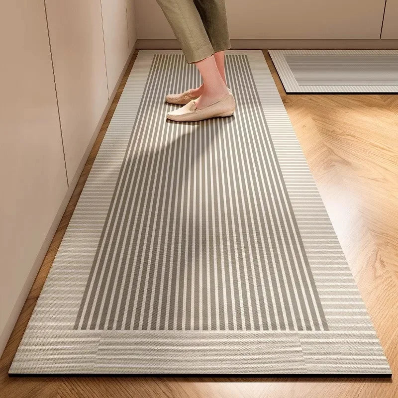 Geometric Non Slip Absorbent Kitchen Floor Mat