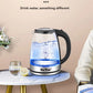 1.8L Electric Glass Kettle With LED Blue Light