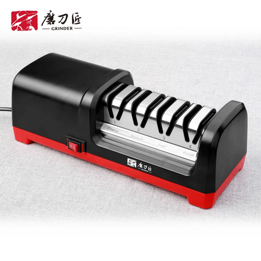 Professional Electric Knife Sharpener 18W With Grinding Polishing