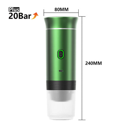 Wireless Portable Espresso Machine 3-in-1 Travel Coffee Maker