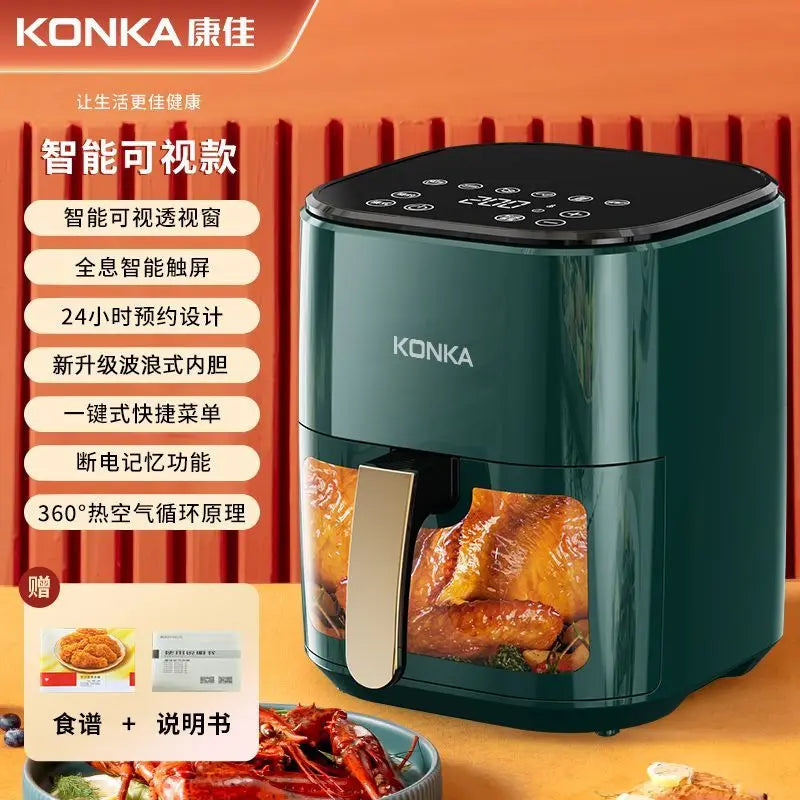 Smart Multifunctional Air Fryer Large Capacity Visual Control