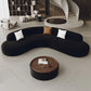 Nordic Creative Rest Area Reception Sofa Luxury Minimalist Style Beauty Salon Curved Sofa Office Furniture Sofy Do Salonu FYOS