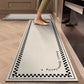 Geometric Non Slip Absorbent Kitchen Floor Mat