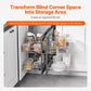 2 Tier Blind Corner Pull Out Cabinet Organizer