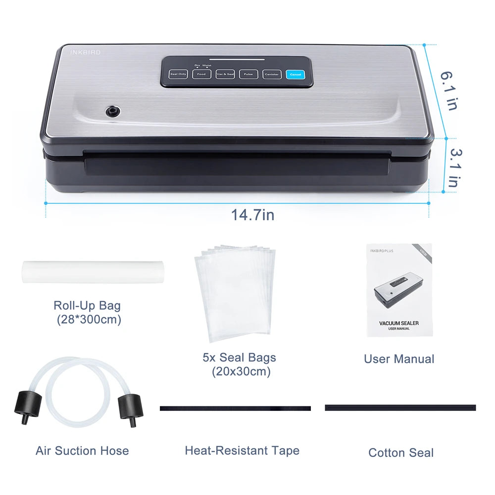 Vacuum Sealer Machine With Multiple Packaging Modes